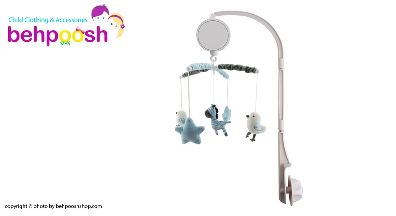 آویز تخت نوزاد عروسک پولیشی زرافه CarterLiebe