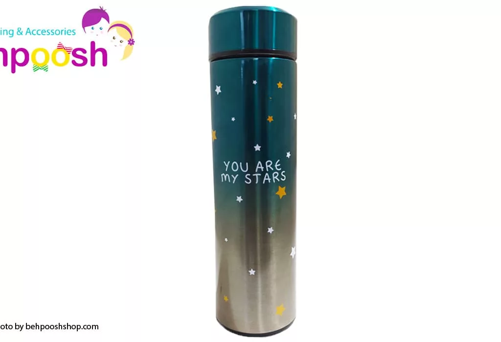 فلاسک کودک استیل براق ريز ستاره سايه روشن My Cup