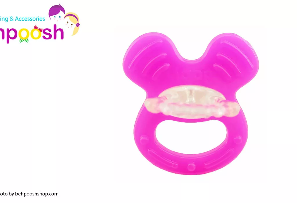 دندان گیر پستانک سیلیكونی طرح میكی Baby Club