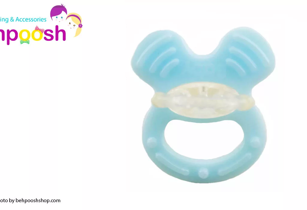 دندان گیر پستانک سیلیكونی طرح میكی Baby Club