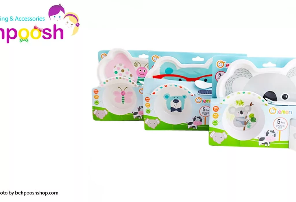 سرويس 5تكه ملامين كارتونی اعلاء لمون Lemon