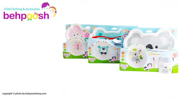 سرويس 5تكه ملامين كارتونی اعلاء لمون Lemon