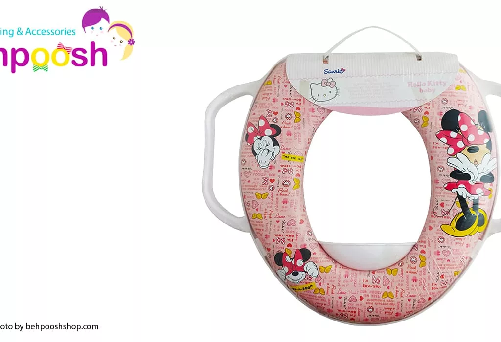 تبدیل توالت فرنگی نوزاد دسته دار کارتونی