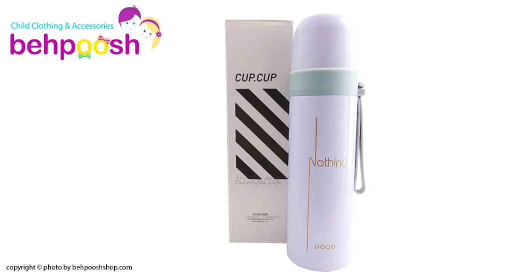 فلاسک کودک استیل درب پیچی 500ml دو جداره