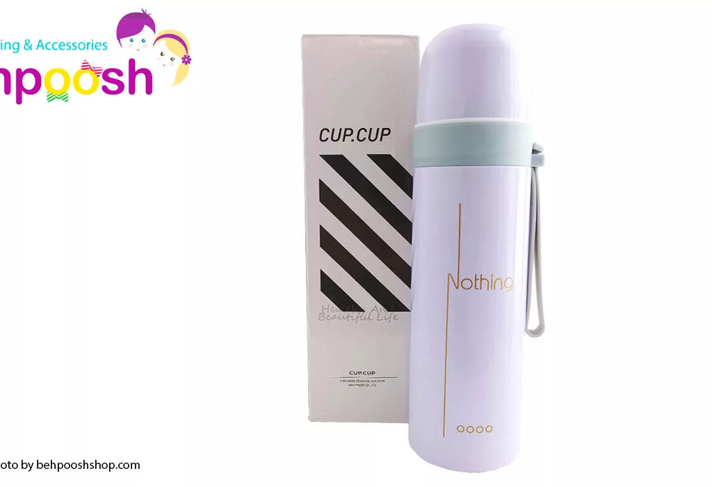 فلاسک کودک استیل درب پیچی 500ml دو جداره