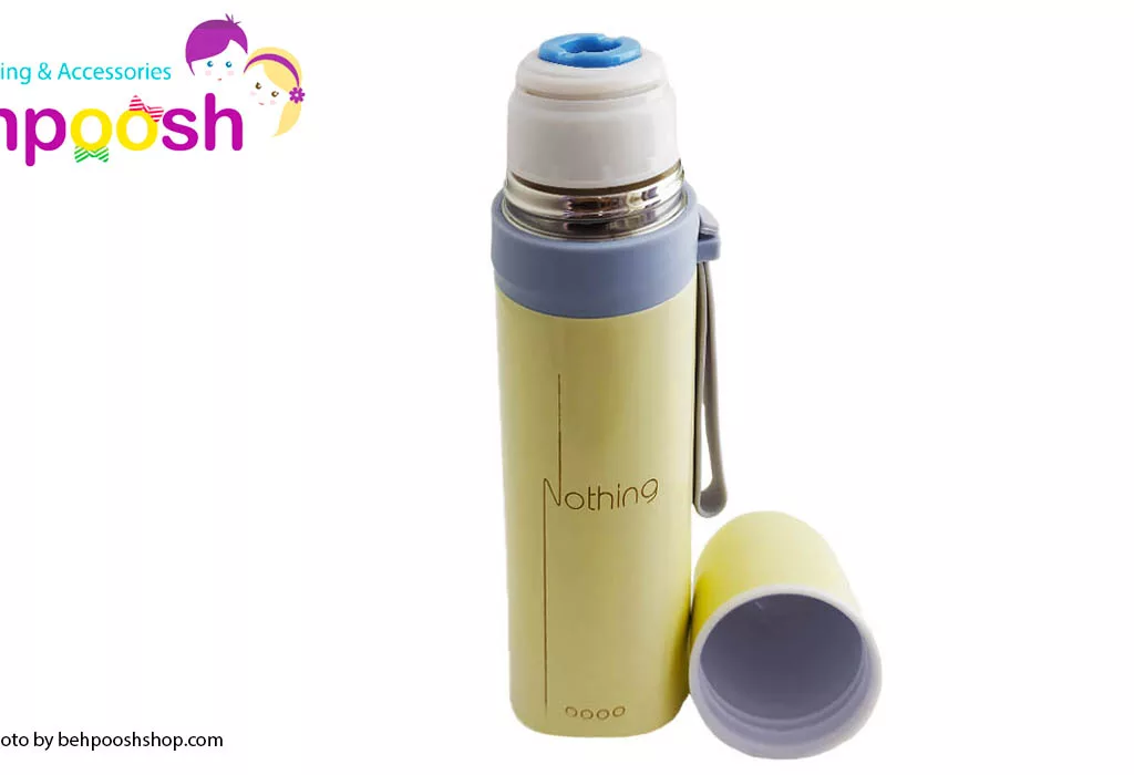 فلاسک کودک استیل درب پیچی 500ml دو جداره
