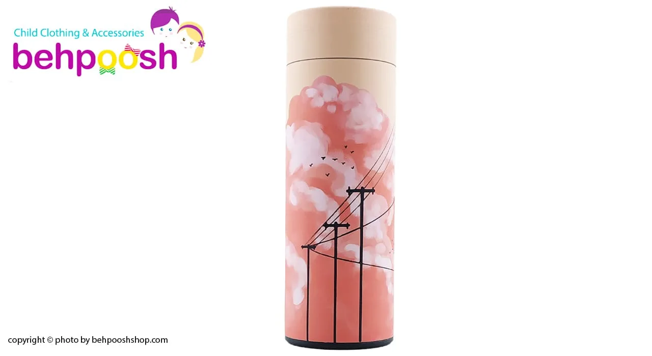 فلاسک استيل روکش مخملی طرحدار DiYi