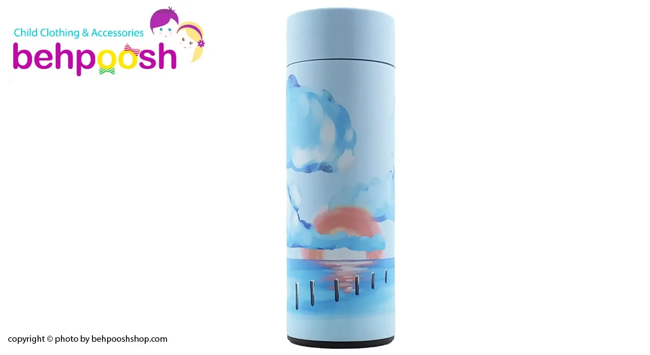 فلاسک استيل روکش مخملی طرحدار DiYi