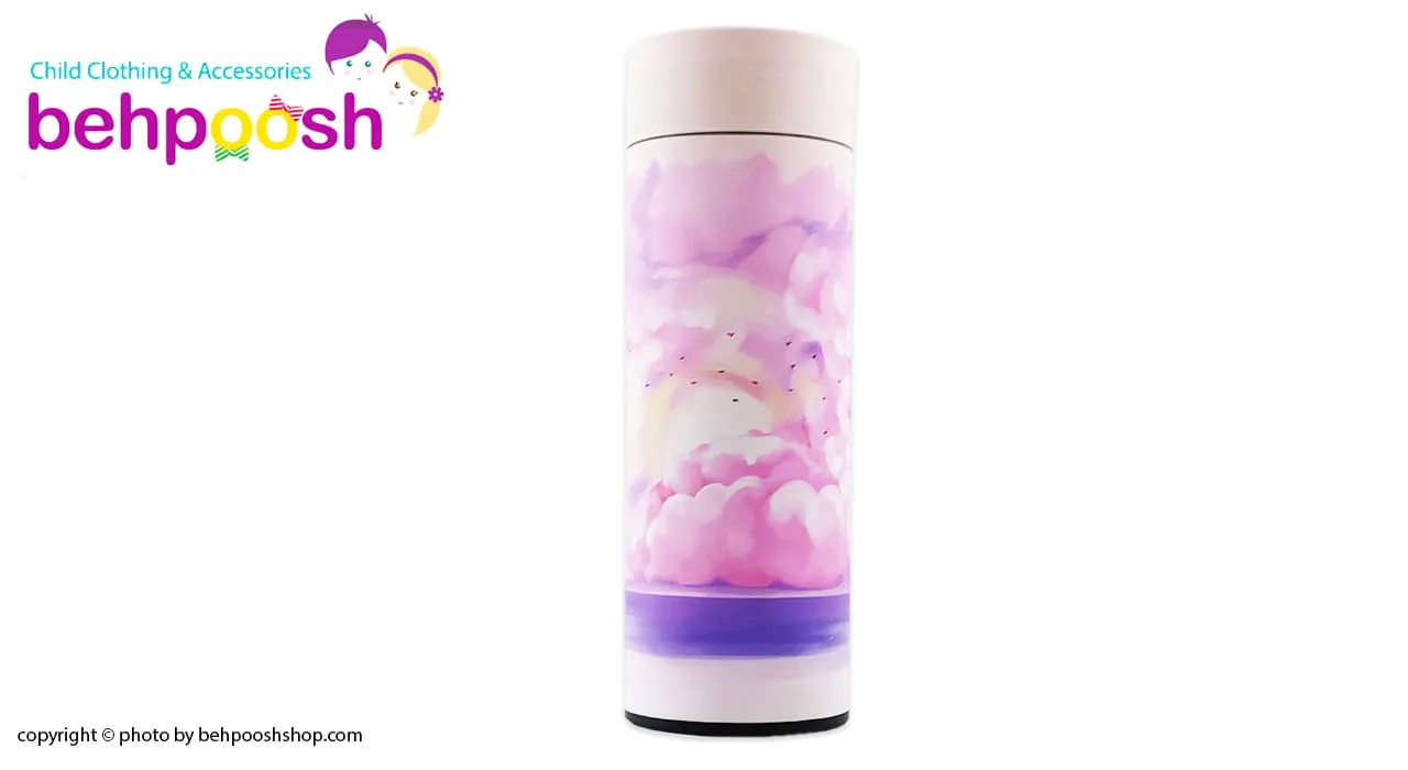 فلاسک استيل روکش مخملی طرحدار DiYi