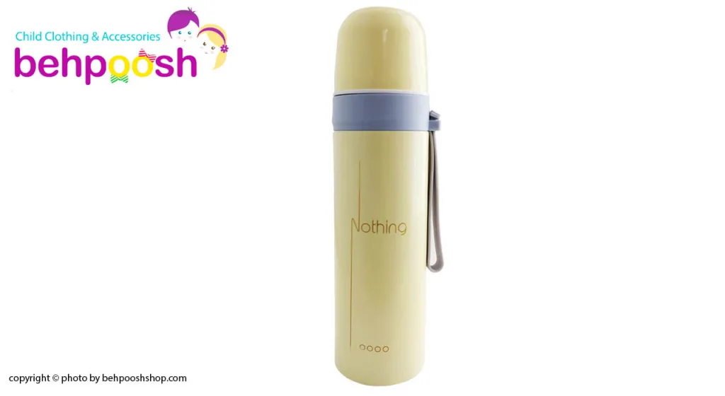 فلاسک کودک استیل درب پیچی 500ml دو جداره