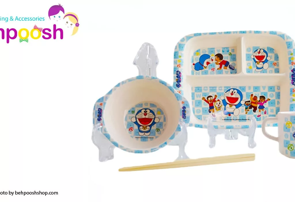 سرويس 5تکه ملامين گربه لبخند