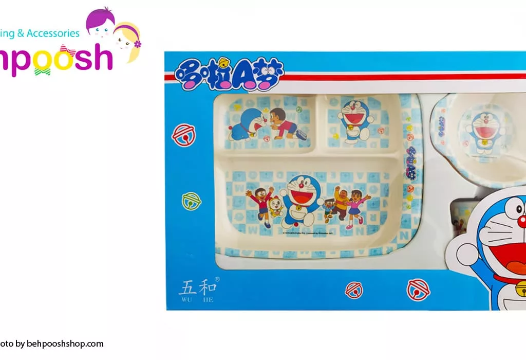 سرويس 5تکه ملامين گربه لبخند