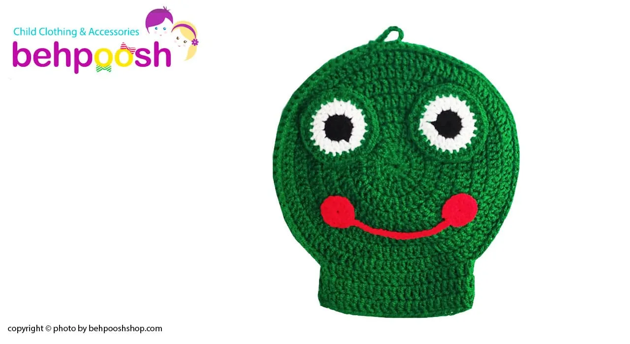 ليف حمام کودک دست بافت قورباغه چشم گنده Tanha