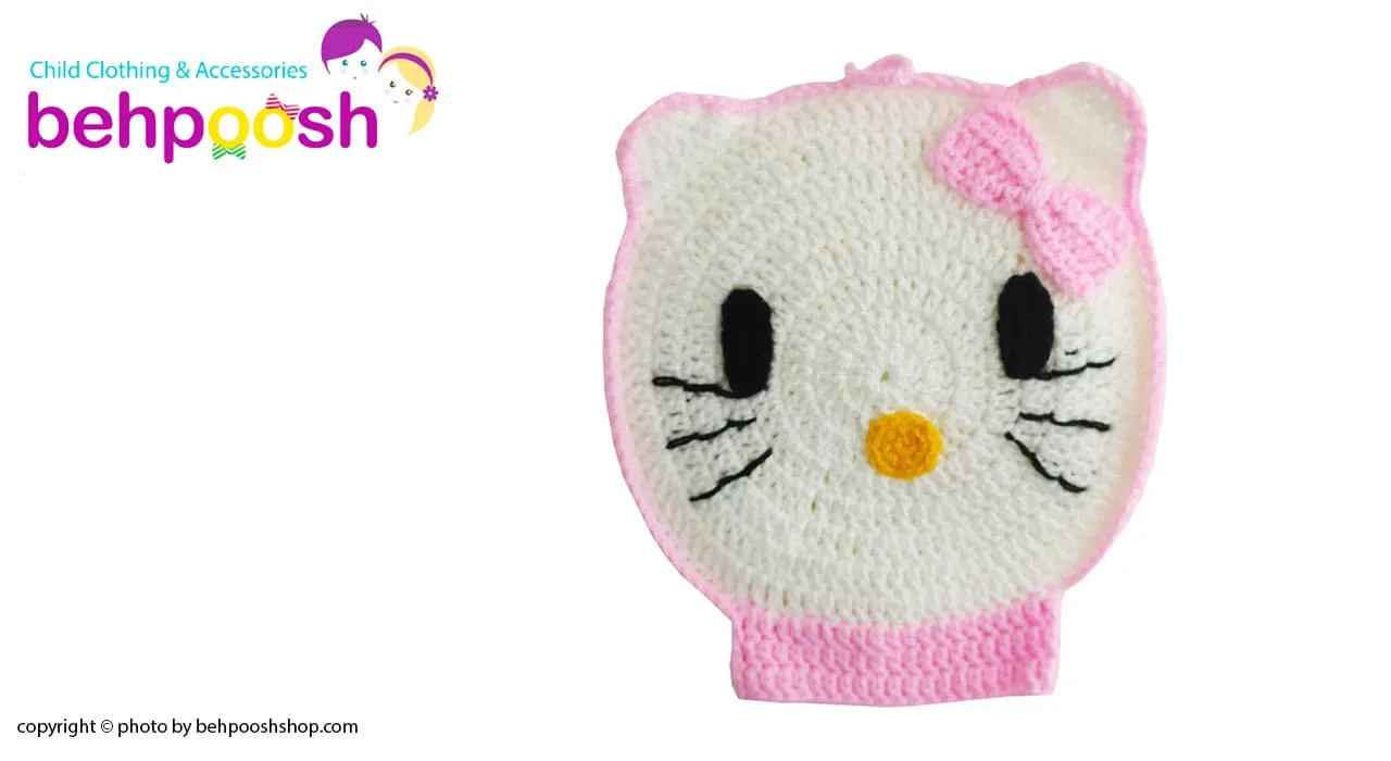 ليف حمام کودک دست بافت طرح كيتی Tanha