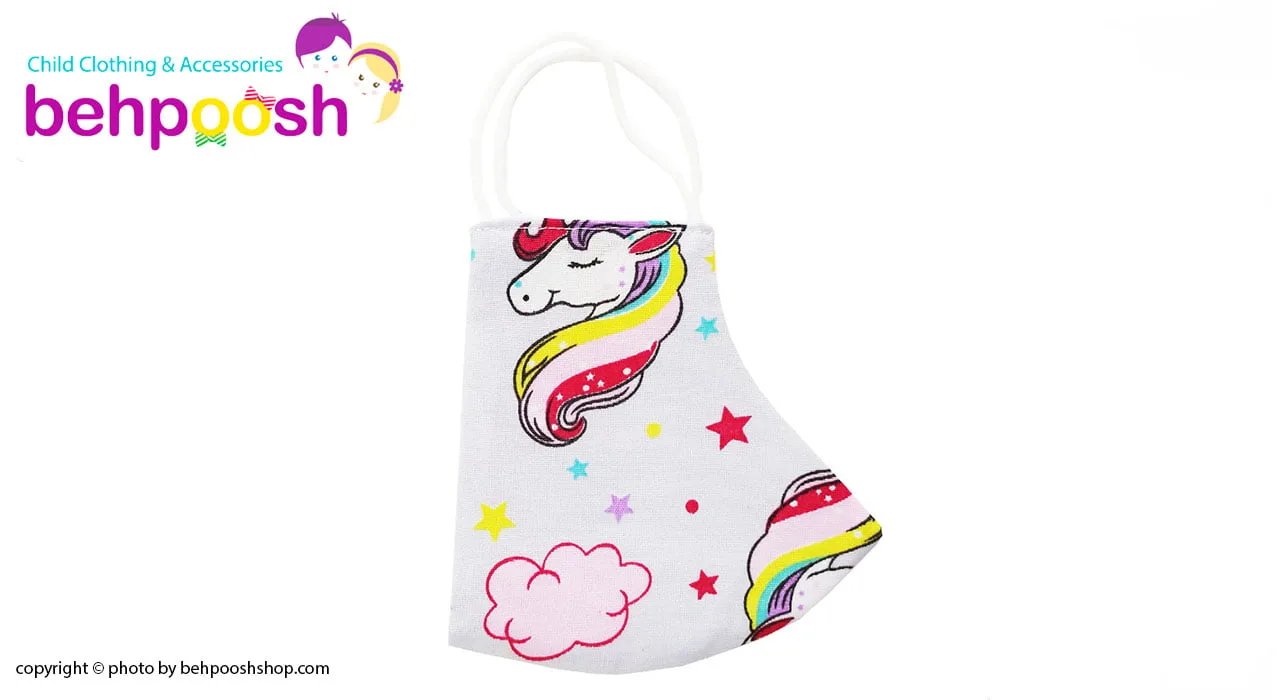 ماسک سه لایه طرح اسب شاخدار Abdy