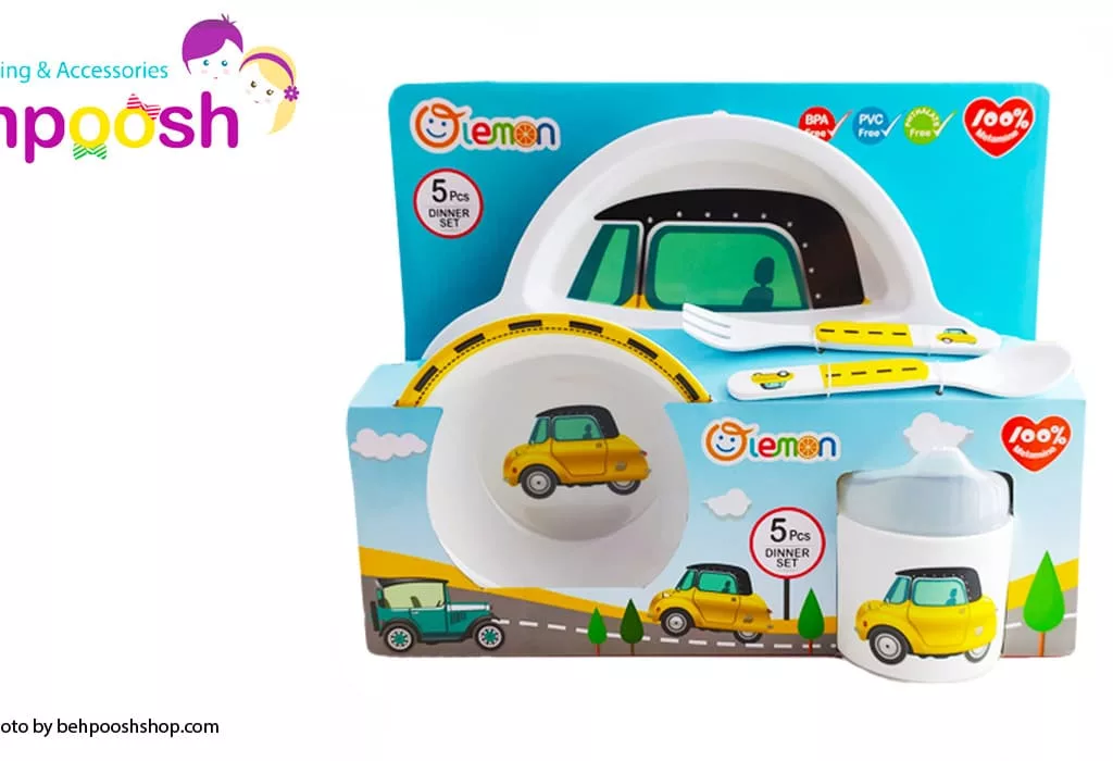 سرويس 5تكه ملامين ماشين لمون Lemon