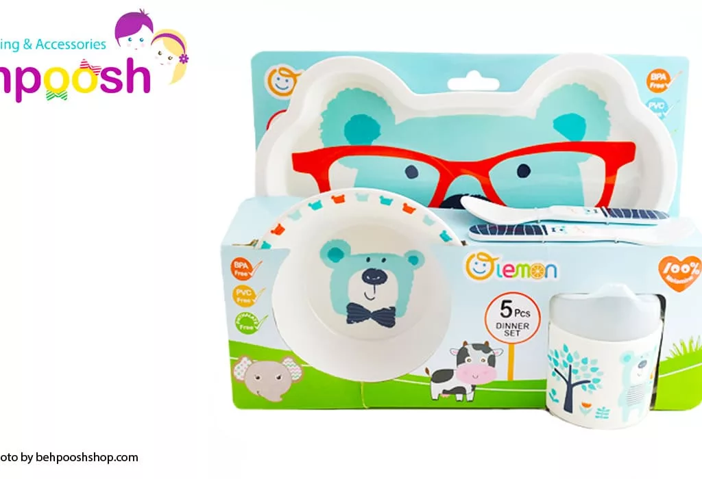 سرويس 5تكه ملامين كارتونی اعلاء لمون Lemon