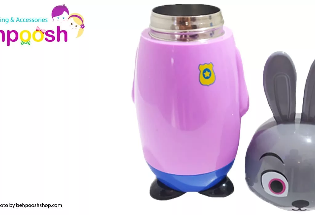 فلاسک کودک استيل خرگوش