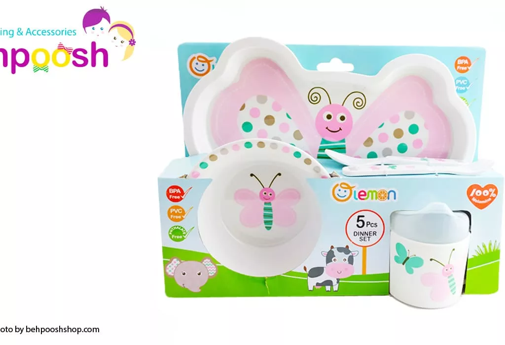 سرويس 5تكه ملامين كارتونی اعلاء لمون Lemon