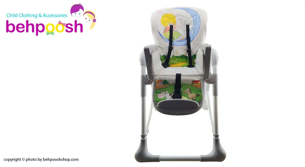 صندلی غذای ایرانی زویه طرح کارتونی Zooye