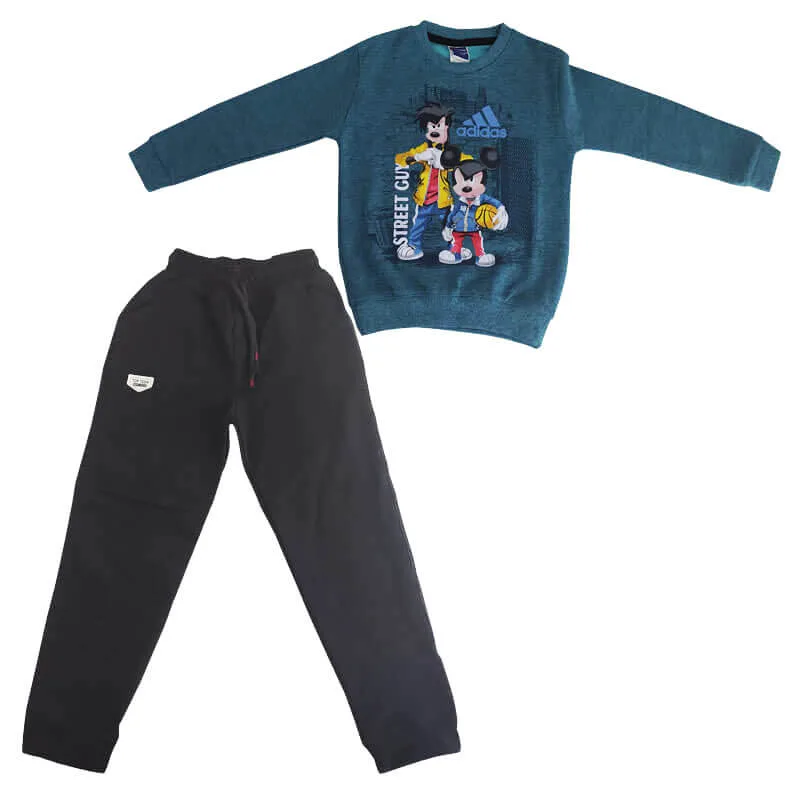 بلوز شلوار کودک آدیداس سلانيكا ميكی آديداس TopTeen