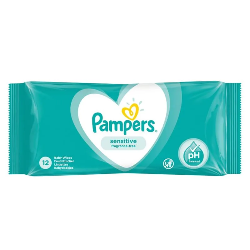دستمال مرطوب ضدحساسيت 52 عددی پمپرز Pampers