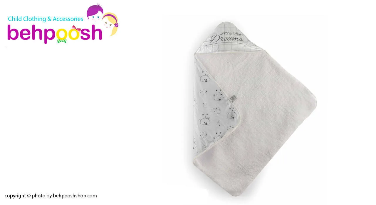 پتو دورپيچ كلاهدار طرح رويای خرس كوچولو رزبرن