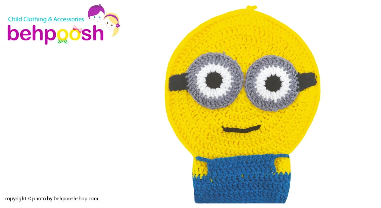 لیف حمام کودک دست بافت طرح مینیون