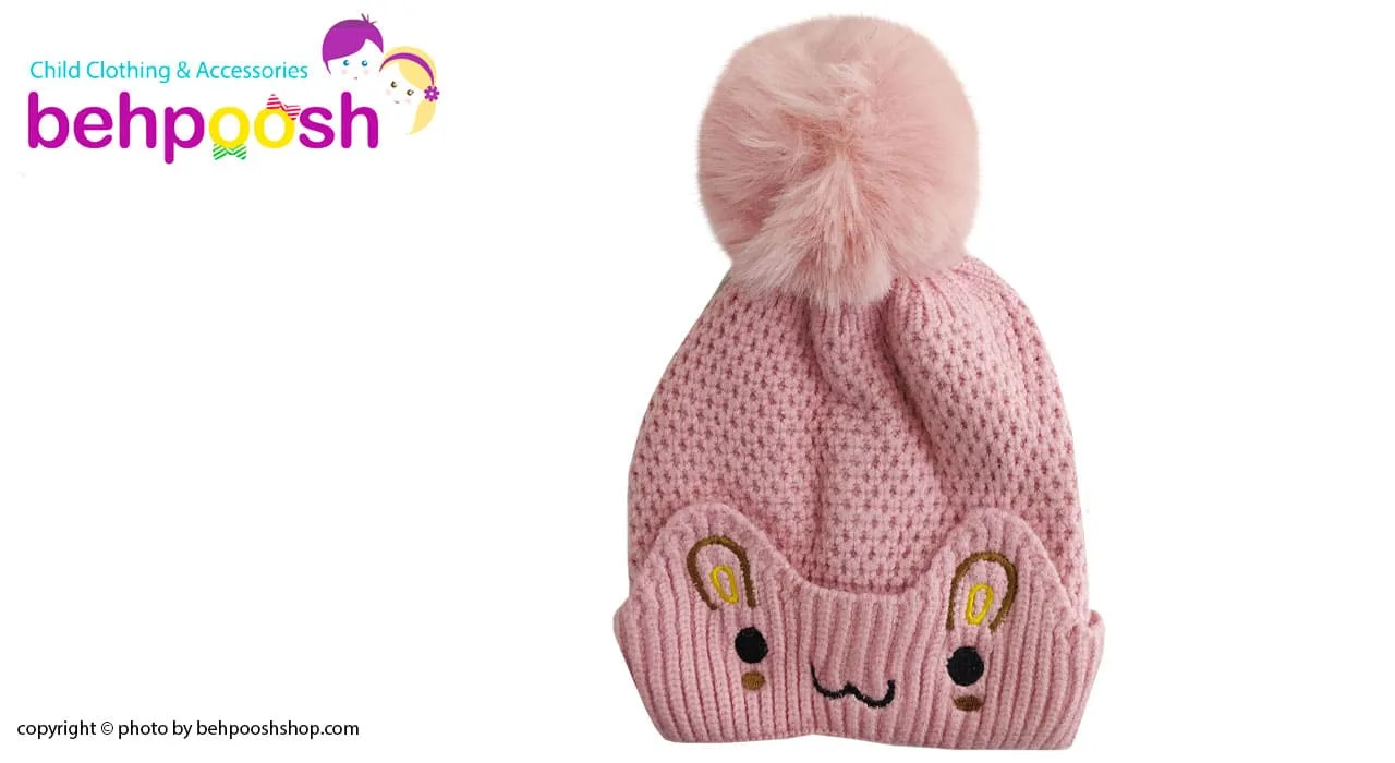 کلاه بچگانه کرکی زمستانی طرح خرگوش