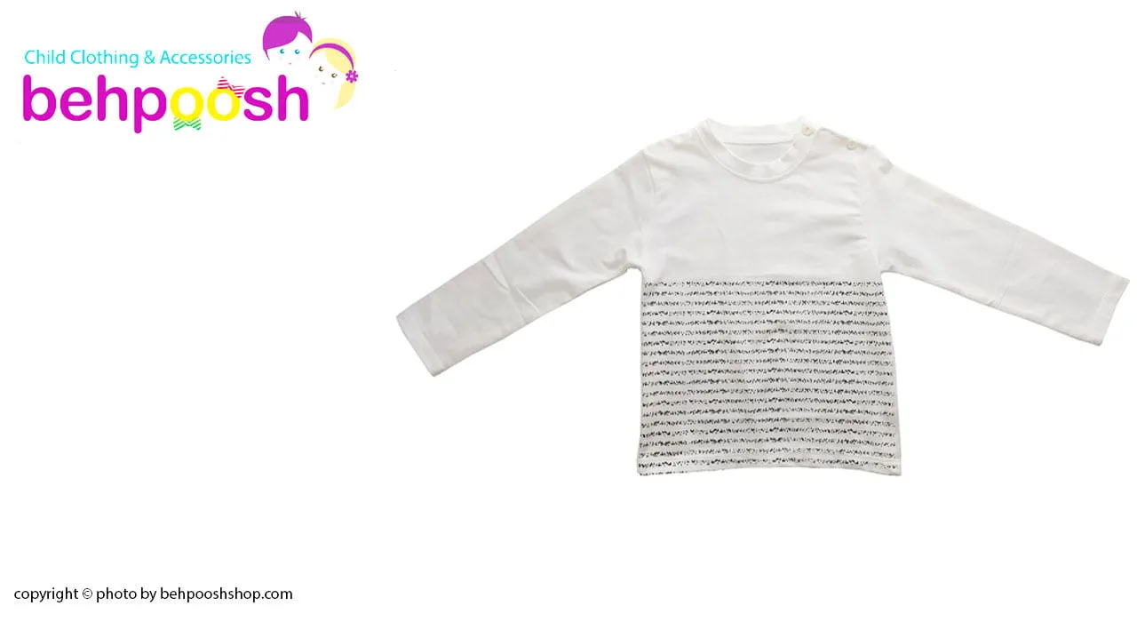 ست سویشرت کلاهدار راه راه و شلوار پسرانه