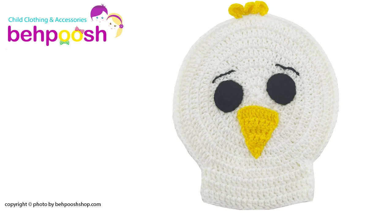 لیف حمام کودک دست بافت طرح جوجه