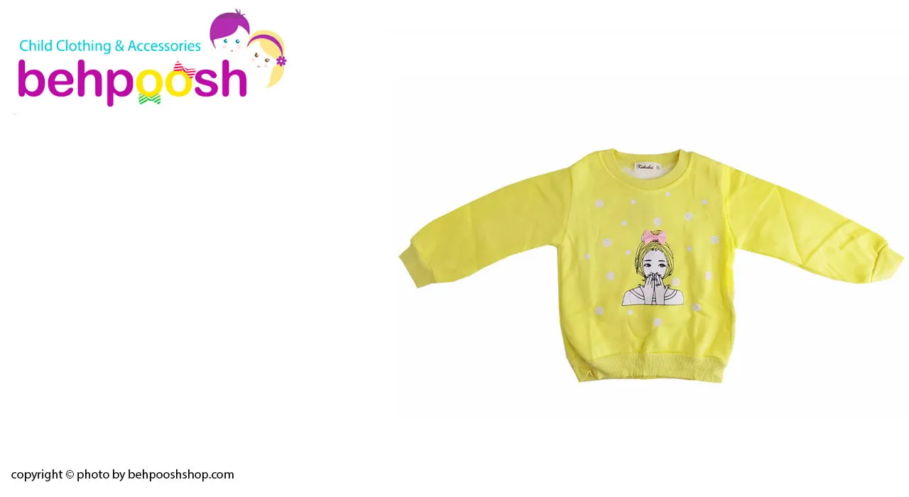 بلوز كرکی دخترانه طرح توپ توپی