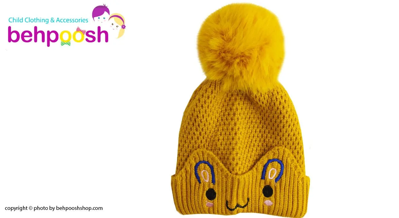 کلاه بچگانه کرکی زمستانی طرح خرگوش