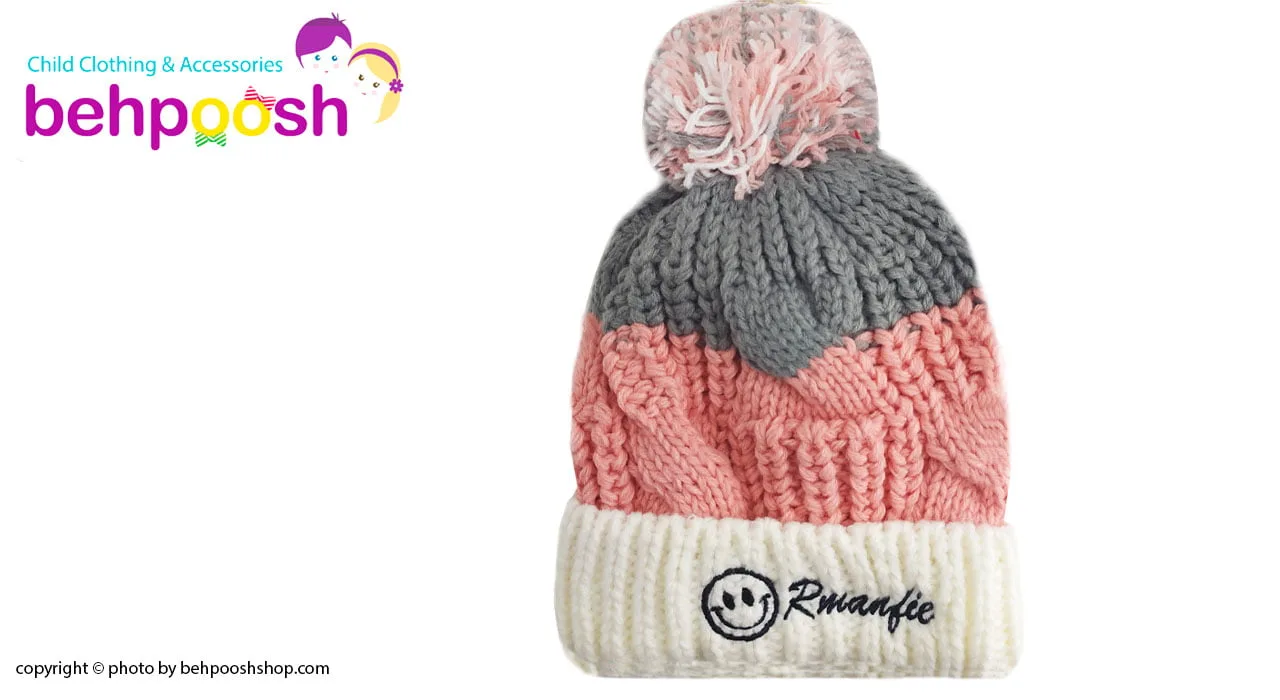 کلاه کودکانه درشت بافت کرکی زمستانی