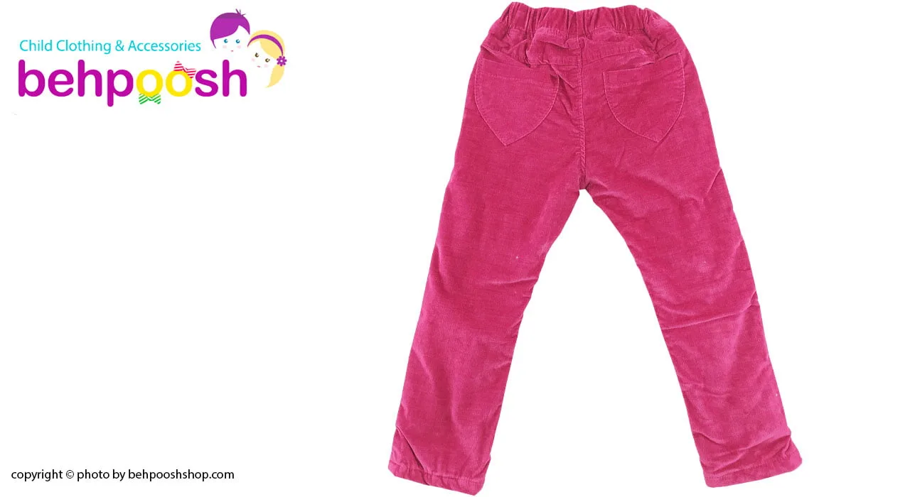 شلوار بچگانه مخمل توکرکی 5 تا 8 سال دخترانه