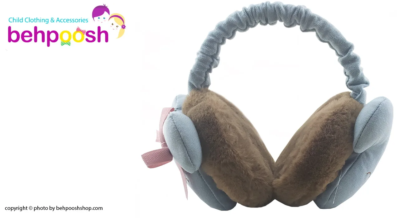 گوش گیر زمستانی بچگانه تاشو طرح گربه