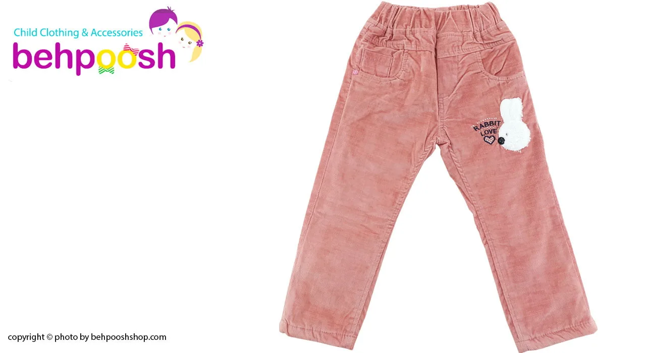 شلوار بچگانه مخمل توکرکی 5 تا 8 سال دخترانه