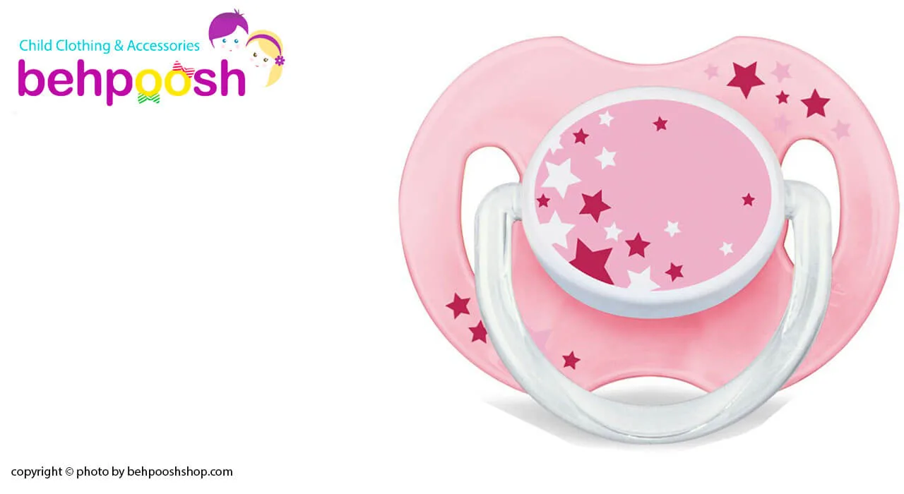 پستانک تكی دخترانه ستاره اونت avent