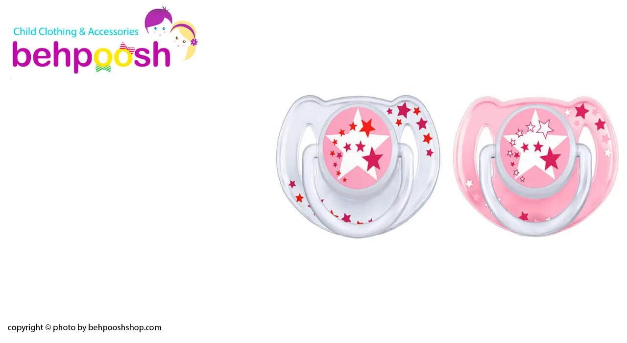 پستانک تكی دخترانه ستاره اونت avent