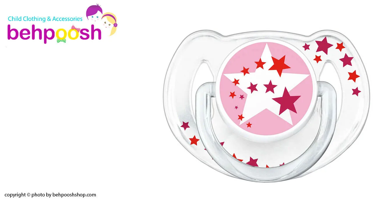 پستانک تكی دخترانه ستاره اونت avent