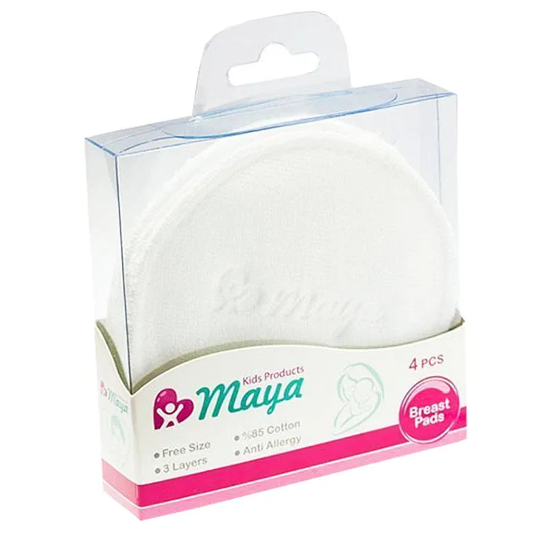 پد سینه قابل شستشو 4 عددی مایا Maya پد سینه قابل شستشو 4 عددی مایا Maya