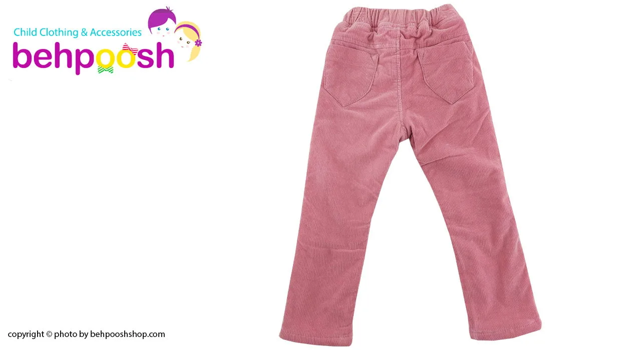 شلوار دخترانه مخمل توکرکی 5 تا 8 سال design