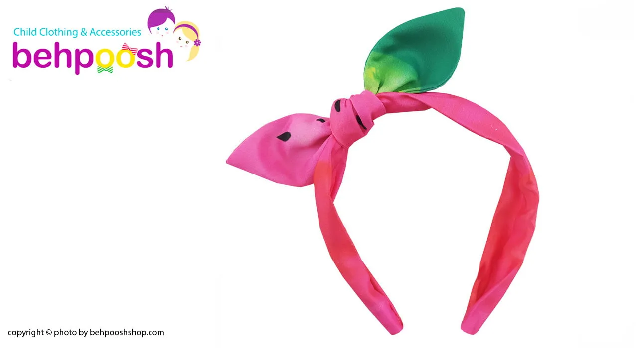 تل سر دخترانه پاپیون دار هندوانه ویژه یلدا