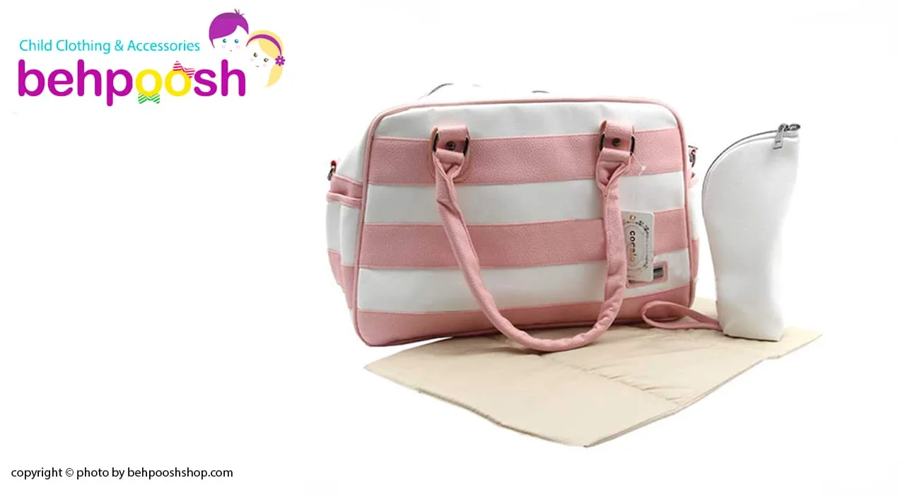 ساک لوازم بچه و نوزاد چرم راه راه كوكالو Cocalo