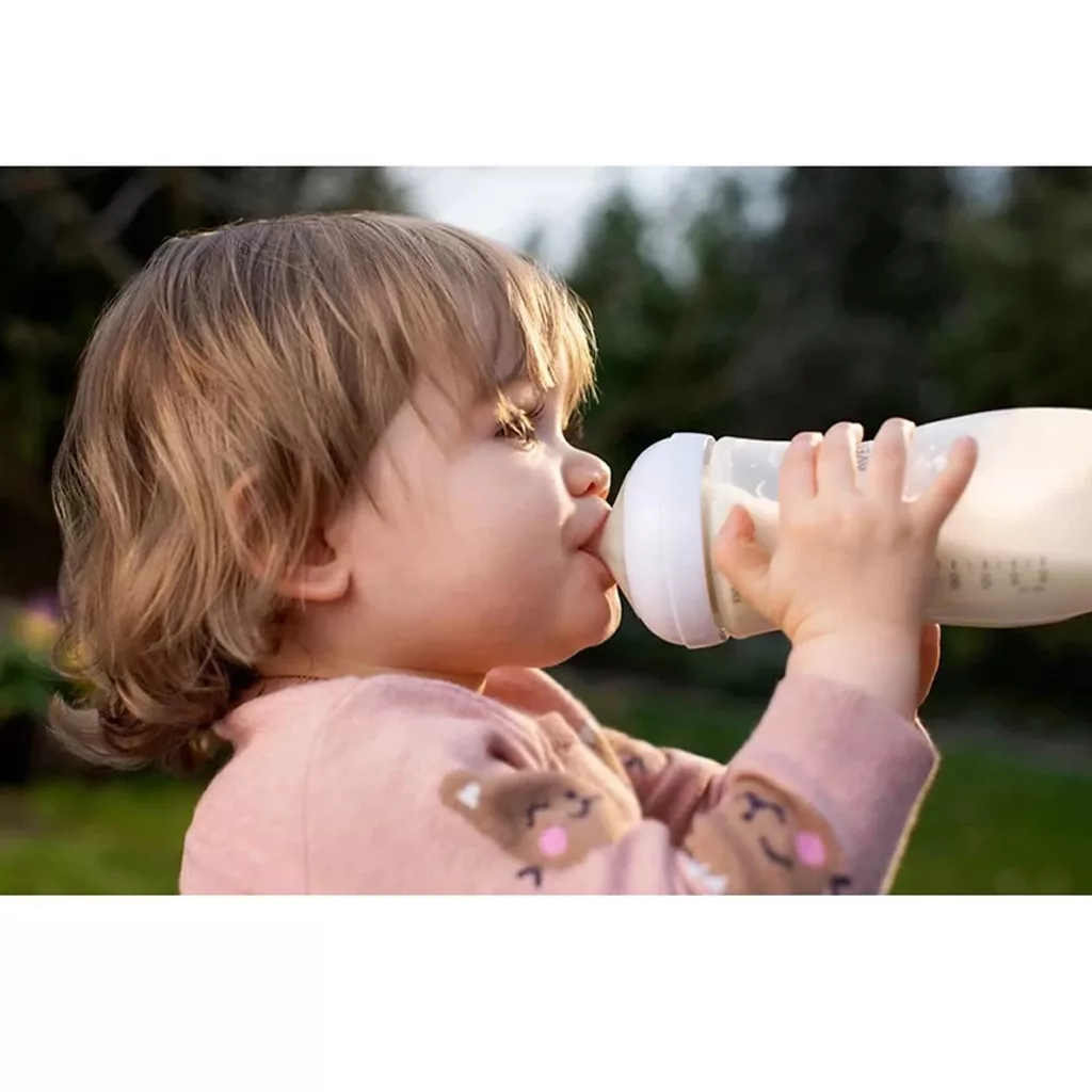 شیشه شیر اونت ریسپانس نچرال تکی جعبه ای 330 میل 3+ماه 4قطره Avent