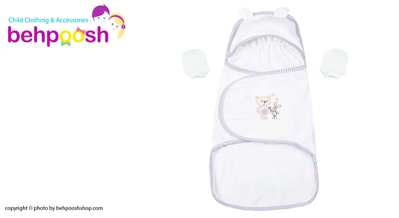 قنداق چسبی نوزاد Bear & Kite رزبرن Rose Born