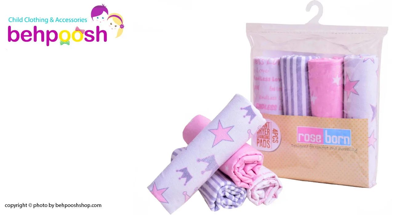 خشک کن لوله ای چهار تایی Endless Love دخترانه رزبرن RoseBorn