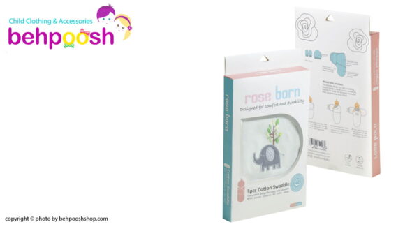 قنداق چسبی نوزاد Brooks Jungle رز برن Rose Born