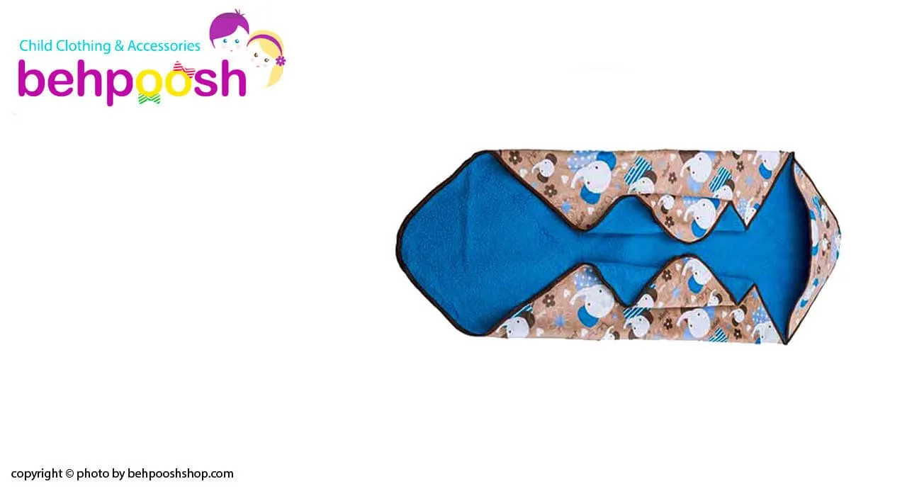 پتو كلاهدار فيل گوش آبي رزبرن