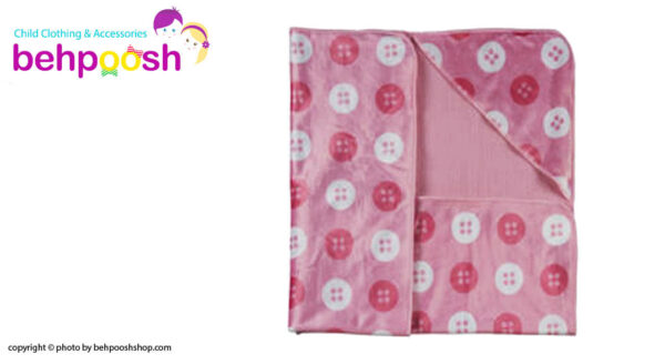 پتو دورپیچ کلاه دار طرح دکمه رز برن Rose Born